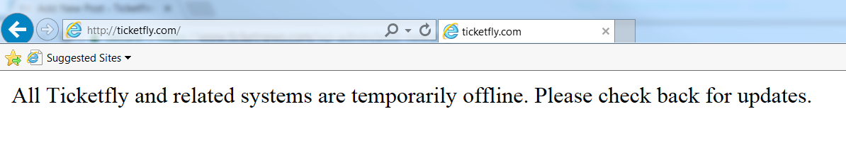 ticketfly down